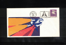 USA 1981 Space / Weltraum Space Shuttle STS-1 Launch Interesting Cover - USA