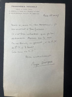 Roger Dévigne - 1938 - Correspondance [4 Lettres] - Writers