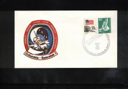 USA+Germany 1983 Space / Weltraum Space Shuttle Columbia - Spacelab 1 Interesting Cover - USA