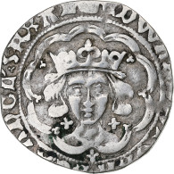 Grande-Bretagne, Edward IV, Groat, 1464-1470, Londres, Argent, TTB, Spink:2000 - 1066-1485 : Basso Medio Evo