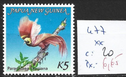 PAPOUASIE-NOUVELLE-GUINEE 477 ** Côte 20 € - Papua New Guinea