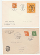 1949 & 1962 TAMPERE Finland EVENT COVERS Stamps Cover - Cartas & Documentos