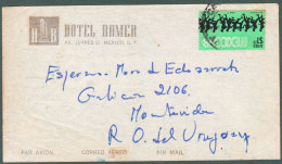 1968 MEXICO Hotel Bamer  Circulated Cover Olympic Games - Summer 1968: Mexico City