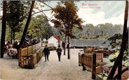 Bad Nauheim, Partie Beim Teich (Stempel: Bad Nauheim 1910 , Nach Norwegen) - Bad Nauheim
