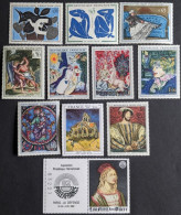 Tableaux Peinture, Artiste X 11 Timbres ** - Unused Stamps