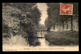 28 - VILLEMEUX - BORDS DE L'EURE AU MOULIN DES TROIS-MOULINES - Villemeux-sur-Eure