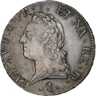 France, Louis XV, Écu De Béarn à La Vieille Tête, 1771, Pau, Argent, TTB - 1715-1774 Lodewijk XV