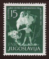 Yugoslavia 1953 Istra 10 Years Anniversary Liberation Of Istria And Slovenian Coast Italy Grape MNH - Nuovi