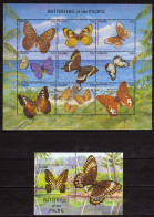 Nauru - 2002 Butterflies Of The Pacific.M/S And S/S. MNH - Nauru