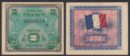 Frankreich - France 2 Francs 1944 Allied Military Currency Pick 114b VF (3) - Otros & Sin Clasificación