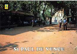CPSM Saint Paul De Vence-Place Du Jeu De Boules-Timbre     L2681 - Saint-Paul