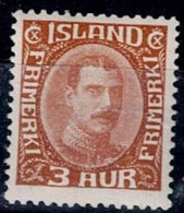 ICELAND 1931 KING CHRISTIAN X MI No 157 MLH VF!! - Unused Stamps