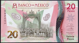 MEXICO $20 ! SERIES DE NEW 16-JAN-2023 DATE ! Galia Bor. Sign. INDEPENDENCE POLYMER NOTE Read Descr. For Notes - Mexico