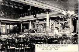 Gruss Aus Dem Metropol Restaurant St.Pauli  Vorm Hornhardt (Stempel: Hamburg 1906, Nach Norwegen) - Mitte