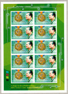THAILAND 2854 B Klb ** Königsgeburtstag Kleinbogen UNGEZÄHNT, Postfrisch, 100,-€ - Thailand
