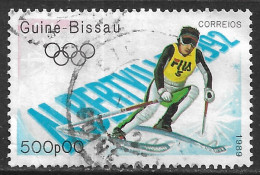 GUINE BISSAU – 1989 Winter Olympic Games 500P00 Used Stamp - Guinea-Bissau