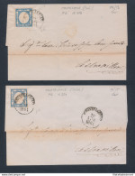 1861 PROVINCE NAPOLETANE, N° 20, 2 Grana AZZURRO CHIARO, Da Monteleone (6 Punti - Naples