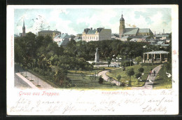 AK Troppau, Denkmal Im Kaiser Josef-Park  - Tsjechië