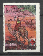 FRANCE 1914-1916 WWI Military Cairo Egypt Poster Stamp Vignette Red Cross * - Croce Rossa