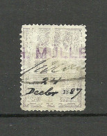 NEDERLAND Netherland O 1887 Old Revenue Tax Stamp Taxe - Revenue Stamps