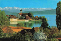 73961749 Wasserburg_Bodensee Panorama Halbinsel Alpenkette - Wasserburg A. Bodensee