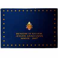Vatican, Benedict XVI, Set 1 Ct. - 2 Euro + Medal, BE, 2007, Rome, FDC - Vaticaanstad
