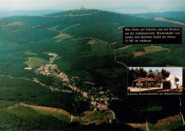 73880608 Schierke Harz Fliegeraufnahme Mit Blick Auf Brockenbahn Und Brocken Sch - Schierke