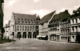 73846540 Minden  Westfalen Weser Marktplatz Mit Neuem Rathaus  - Minden