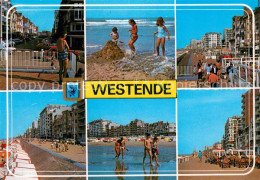 73774521 Westende Strassenpartie Strand Promenade Westende - Westende