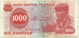 Angola - 1000 Kwanzas - 11.11.1976 - Pick 113 - Série AD - Agostinho Neto - 1.000 - Angola