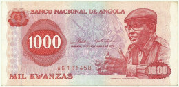Angola - 1000 Kwanzas - 11.11.1976 - Pick 113 - Série AG - Agostinho Neto - 1.000 - Angola