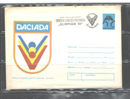 ROMANIA,1979 A.F.R. EXPO.PREFILATELICA OLIMPIADA'80 "DACIADA - Briefe U. Dokumente