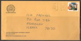 Australia.   Stamp Mi. 1641 On Air Mail Letter, Sent From Melbourne On 30.06.1997 To Israel - Brieven En Documenten