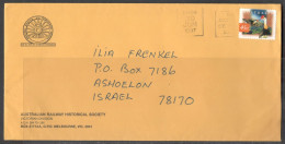 Australia.   Stamp Mi. 1641 On Air Mail Letter, Sent From Melbourne On 30.06.1997 To Israel - Lettres & Documents