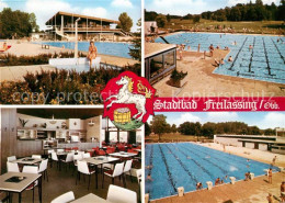 73099411 Freilassing Terrassencafe Walter Hoepfler Schwimmbad Gastraum Freilassi - Freilassing