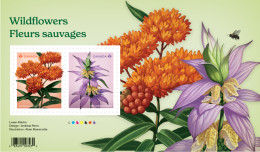 2024 Canada Flower Wildflowers Mini Sheet Of 2 MNH - Unused Stamps