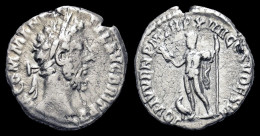 Commodus AR Denarius Jupiter Standing Left - Les Antonins (96 à 192)