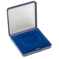 Lindner Münzetui Blaue Velourseinlage Für Münzen Bis Außen-Ø 46mm 2029-046 Neu - Materiale