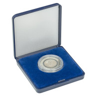 Lindner Münzetui Blaue Velourseinlage Für Münzen Bis Außen-Ø 36mm 2029-036 Neu - Materiale