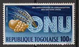 TOGO - 1965 - Poste Aérienne PA N°Y. 50 - ONU - Neuf Luxe ** / MNH / Postfrisch - Togo (1960-...)