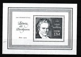 200. Geburtstag Von Ludwig Van Beethoven, Block ** - Other & Unclassified
