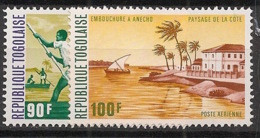 TOGO - 1974 - Poste Aérienne PA N°YT. 222 à 223 - Tourisme - Neuf Luxe ** / MNH / Postfrisch - Togo (1960-...)
