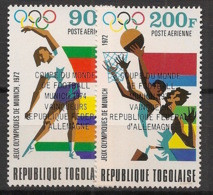 TOGO - 1974 - Poste Aérienne PA N°YT. 233 à 234 - Football World Cup4 Deutschland - Neuf Luxe ** / MNH / Postfrisch - Togo (1960-...)