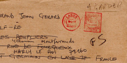 NIGERIA EMA SUR LETTRE DE LAGOS POUR LA FRANCE - Nigeria (1961-...)