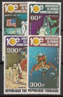 TOGO - 1979 - Poste Aérienne PA N°YT. 394 à 397 - Homme Sur La Lune - Neuf Luxe ** / MNH / Postfrisch - Togo (1960-...)