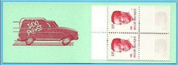 1986 - Boekje B18 - Taxipost ** Groenachtige Gom - Unclassified