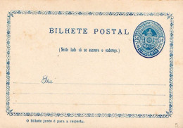 BRESIL ENTIER CARTE REPONSE 50 REIS NEUF - Postal Stationery