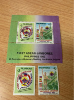 Philippines Stamp Scout 1993 MNH Flags Set S/s - Philippines