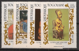 TOGO - 1985 - Poste Aérienne PA N°YT. 575 à 578 - Noel - Neuf Luxe ** / MNH / Postfrisch - Togo (1960-...)