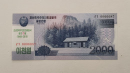 Korea Commemorative 2018 (2008) 2000 Won UNC 0000087 - Corée Du Nord